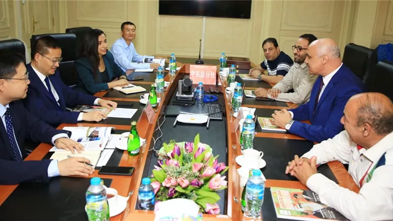 مدير وكالة الأنباء الصينية (شينخوا) بالشرق الأوسط يستقبل رئيس التحرير والوفد المرافق