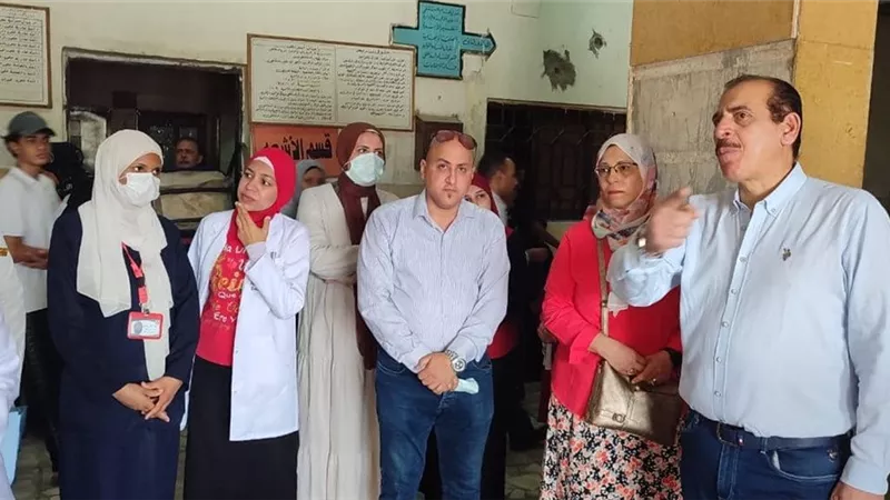 نائب وزير الصحة يتفقد مستشفى حلوان العام ومركز أطلس