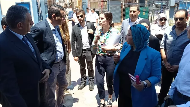 وفد الوكالة الفرنسية للتنمية يزور المنشآت الصحية بكفرالشيخ ..صور