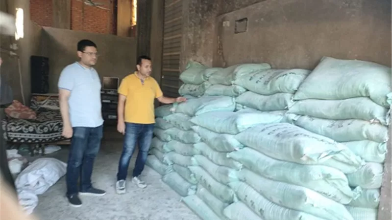 ضبط 5 أطنان دقيق مدعم قبل بيعها بالسوق السوداءفى دسوق كفر الشيخ
