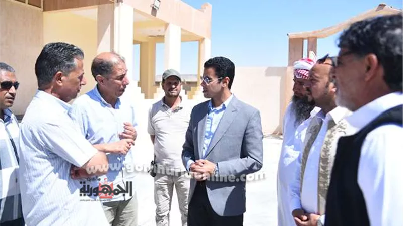 نائب المحافظ يتفقد مشروعات خدمية وتنموية بمدينة براني غرب مطروح