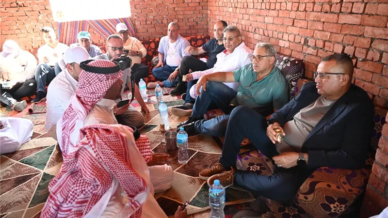 محافظ جنوب سيناء في زيارة ميدانية لسانت كاترين