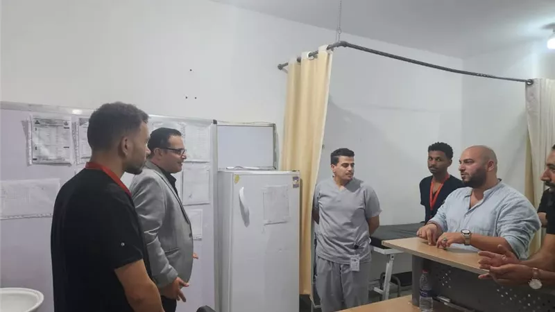 وكيل وزارة الصحة بجنوب سيناء في زيارة مفاجئة لتفقد سير العمل