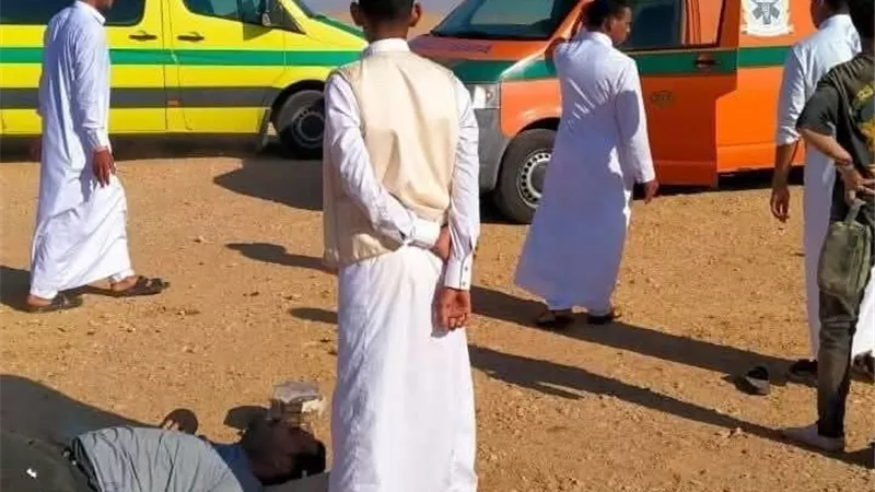 مصرع واصابة 5 في حادث علي طريق سيوة