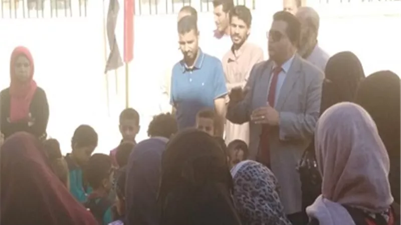 عقل يتابع مدارس طور سيناء في ثاني أيام العام الدراسي