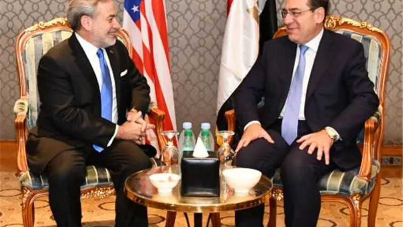 مباحثات ثنائية بين وزير البترول ونائب وزير الطاقة الأمريكى لدعم التعاون بين البلدين بتروليا.. صور