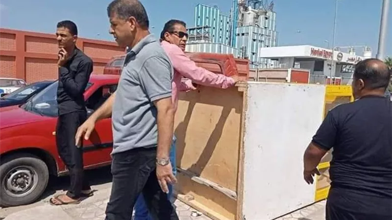 حملة مكبرة لازالة الاشغالات بحى الضواحى