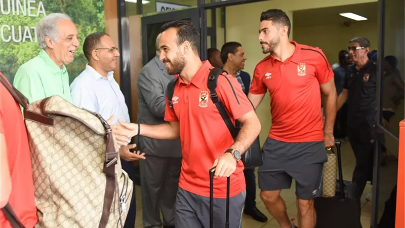 السفير المصرى يستقبل بعثة الأهلى فى غينيا