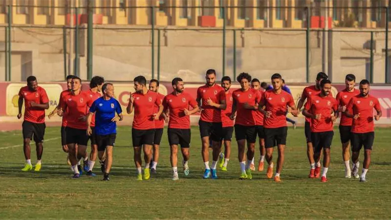 الاهلى يختتم تدريباته استعدادا لكانو سبورت