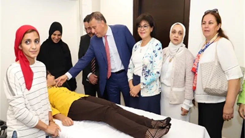 جامعة عين شمس تفتتح الجناح التعليمي و الإداري لقسم القلب بمستشفي الباطنة