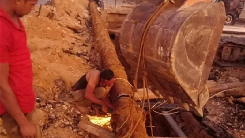 مياه القناة تنهي اصلاحات فايد ..صور