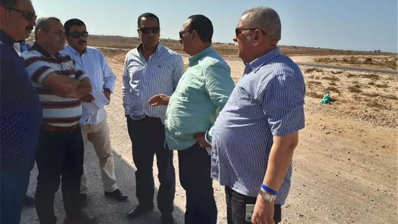 نقل البرلمان تتفقد مشروعات الطرق بمحافظة مطروح..صور