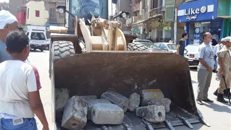 بني سويف ترفع 456 حالة إشغال ..صور