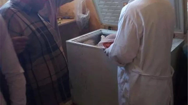 ضبط 180 كيلو لحوم بلدية فاسدة في سوهاج ..صور