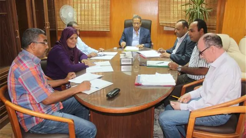 رئيس جامعة الأقصر يناقش استعدادات العام الجديد ..صور