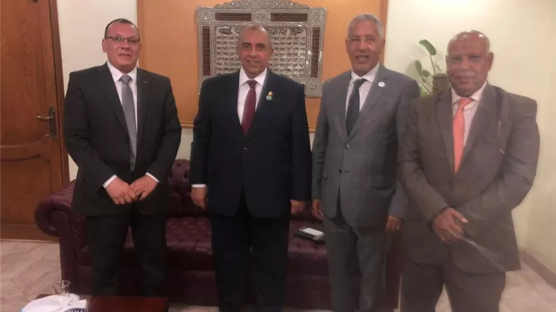 وزير الزراعة يستقبل الأمين العام لجائزة خليفة الدولية لنخيل التمر