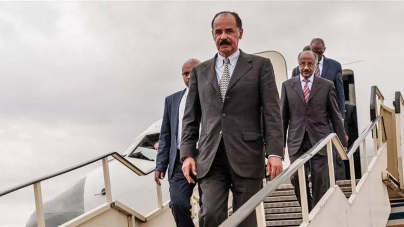 الرئيس الاريترى يصل السودان لاول مرة منذ 5 سنوات