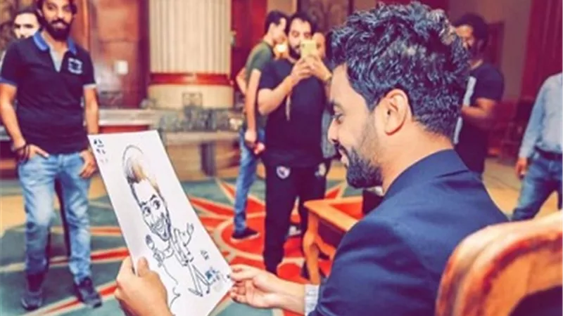 أحمد جمال يشعل انستجرام بصورة جديدة