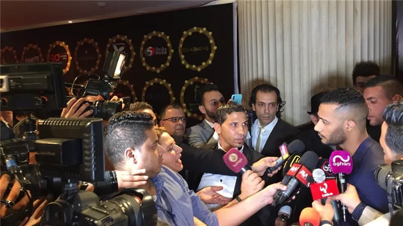 وصول محمد رمضان حفل توزيع جوائز مهرجان الفضائيات العربية بدورته العاشرة