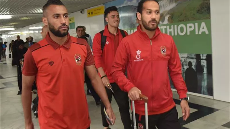 الاهلى يعود من غينيا الاستوائية الى القاهرة