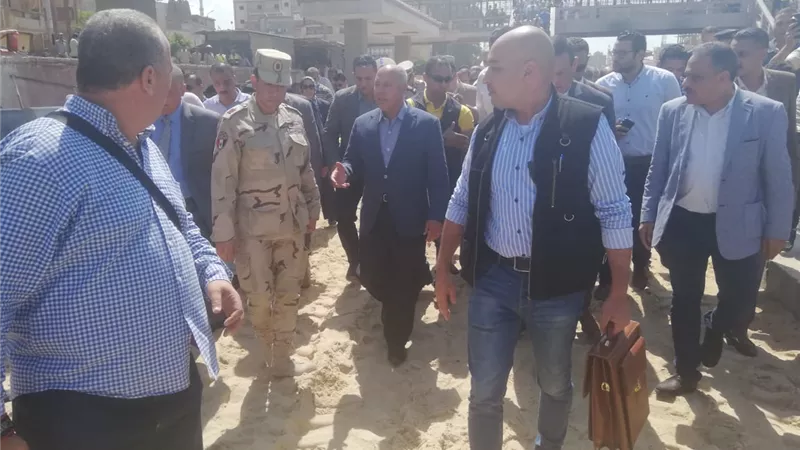 وزير النقل يتفقد أعمال الإنشاء بمحطة سكة حديد دمنهور