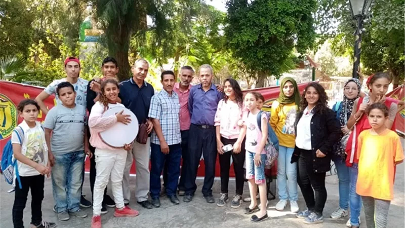 أطفال ذوي الاحتياجات الخاصة في ضيافة مركز الإشعاع الحضارى بأسيوط