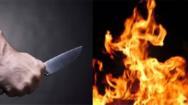 يشعل النيران فى طليقته وطفليهما.. والسبب صادم