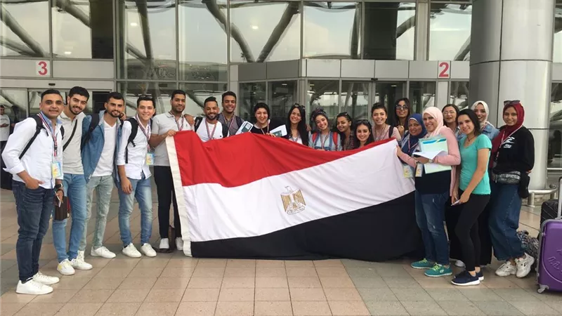 وفد مصرى يصل المغرب للمشاركة فى برنامج تبادل الوفود الشبابية