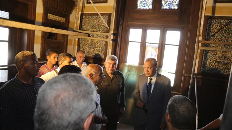 تنفيذ ٨٥٪ من أعمال الترميم بقصرالأمير يوسف كمال