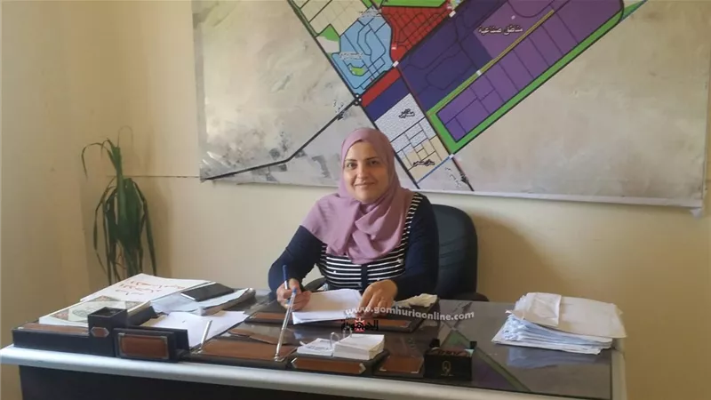 رحاب حسين اول امرأة تشغل رئيس حى بجهاز مدينة العاشر من رمضان