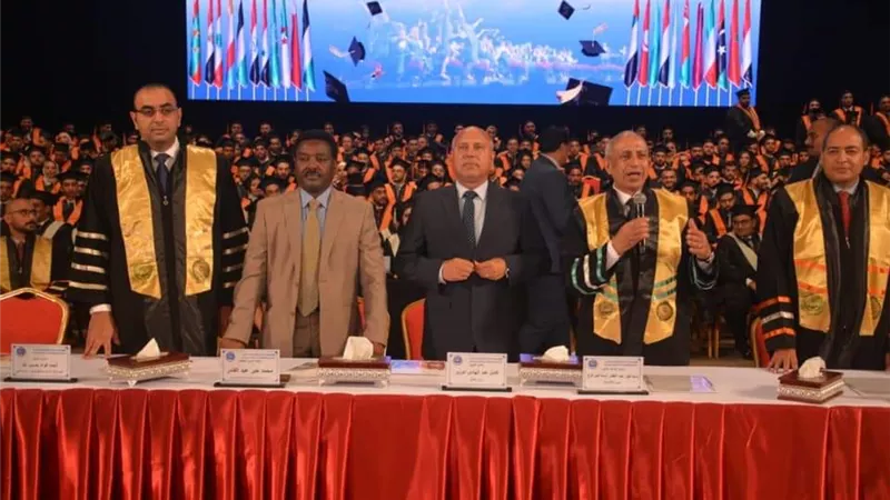 تخريج دفعة جديدة من طلاب الاكاديمية العربية للعلوم والتكنولوجيا والنقل البحرى