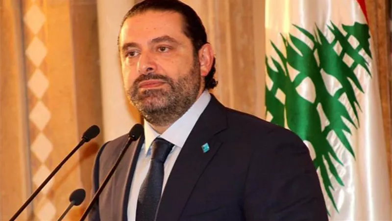 الحريري يعلن تعليق العمل في تلفزيون 