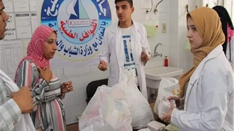 القوافل الطبية لجامعة كفر الشيخ تبدأ نشاطها في قرى بلطيم
