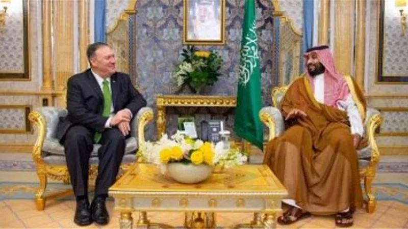 ولى العهد يجتمع مع وزير خارجية أمريكا.. وبومبيو: ندعم السعودية فى الدفاع عن نفسها