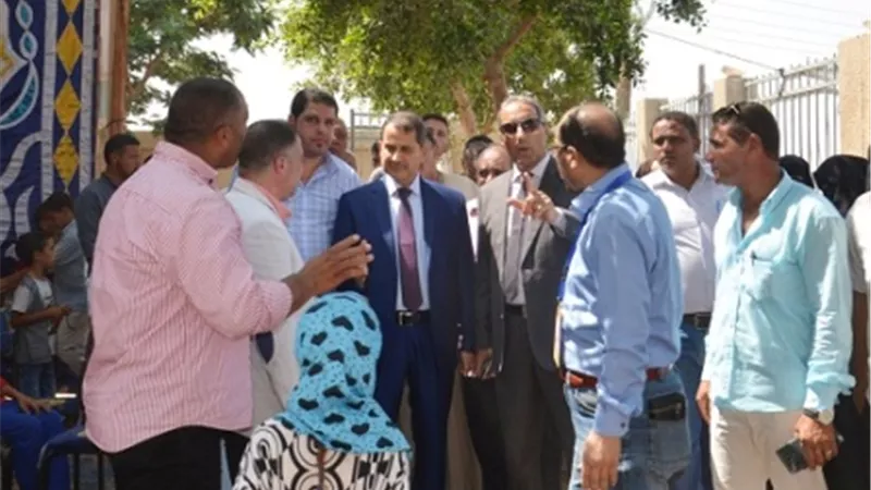 قوافل بيطرية للكشف على الماشية في بني سويف