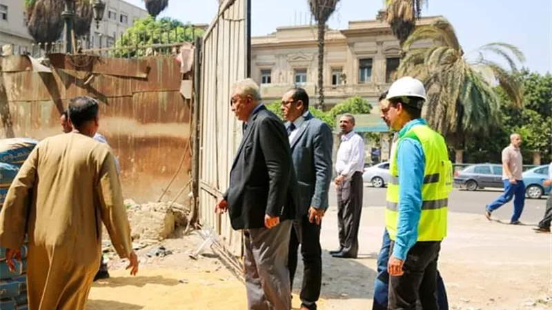 بالصور.. نقيب المحامين يتفقد أعمال بناء مبنى النقابة الجديد