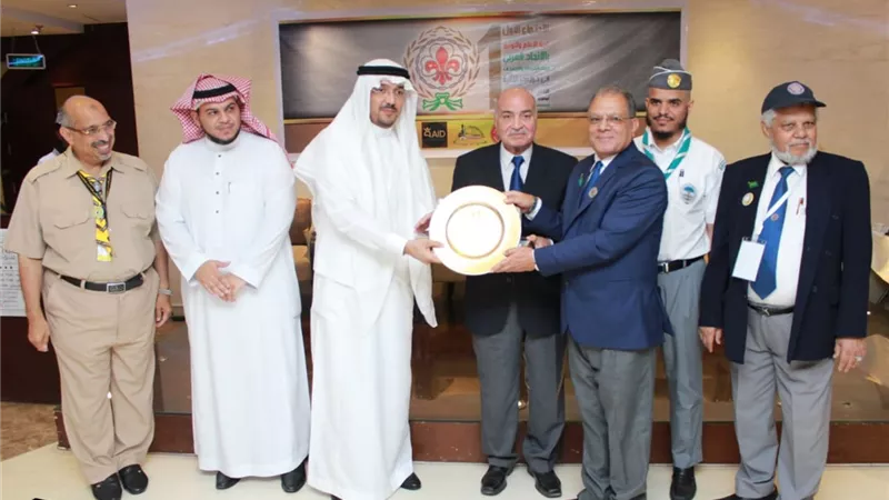 الاتحاد العربي لرواد الكشافة والمرشدات يقدم الشكر للسيد عنتر