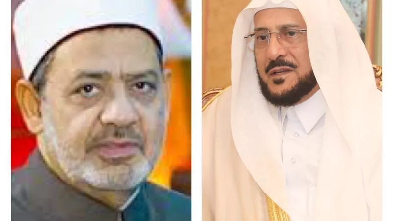 وزير الشؤون الإسلامية السعودي يطمئن على صحة شيخ الأزهر