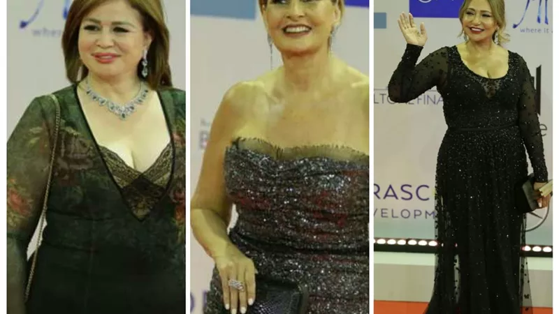 فنانات جيل السبعينيات تخطف الانظار بمهرجان الجونة