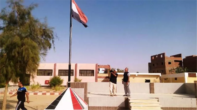 تنفيذ معسكرات نظافة متكاملة بمشاركة الواحدات المحلية بمدارس الوادى الجديد