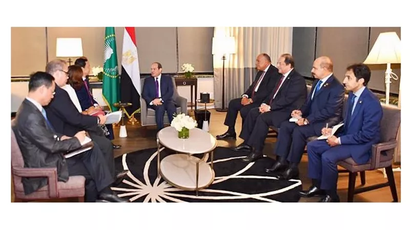 الرئيس السيسي: مصر حريصة على تطوير العلاقات مع منظمة الاغذية والزراعة بما يحقق التنمية الزراعية