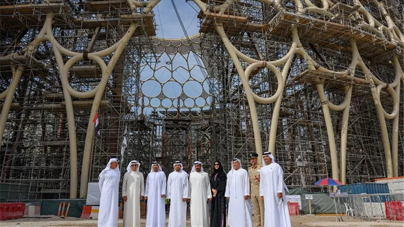 تتويج قبة ساحة الوصل أهم معالم إكسبو 2020 دبي