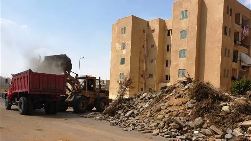 بدء رفع كفاءة الطرق وتنسيق الموقع فى الشروق تعرف على المكان بالتحديد بالصور