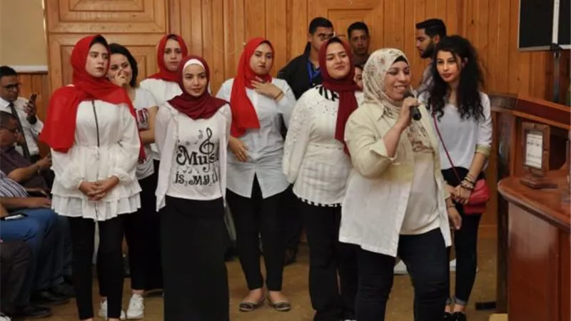 المصرى: الأغاني بالإشارة توفر فرص عمل لطلابنا بجامعة كفرالشيخ