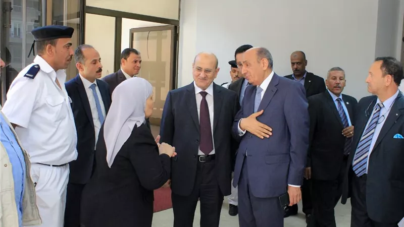 رئيس مجلس الدولة ونوابه يتفقدون مبانى المحاكم استعدادا للعام القضائى