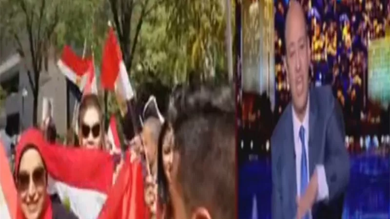 عمرو اديب عن استقبال الجالية المصرية للسيسي :البلد دي واقفة على رجليها ولا مجال للاوهام