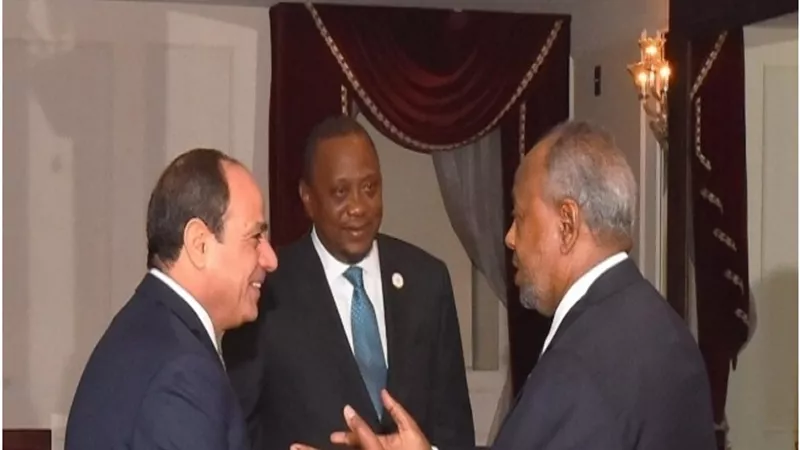 السيسي يشارك في قمة ثلاثية مع رئيسي جيبوتي وكينيا