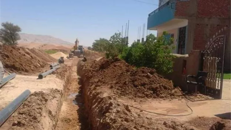 استجابة للجمهورية أون لاين : انشاء شبكة صرف صحي بقريتين في الوادى الجديد