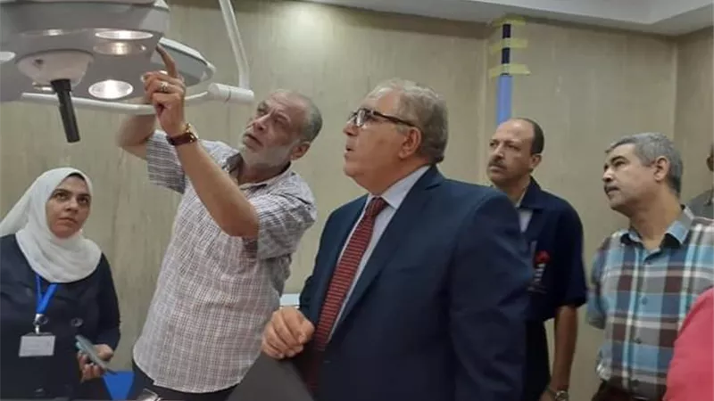 جناح جديد لعمليات الطوارئ بمستشفى جامعة بنى سويف