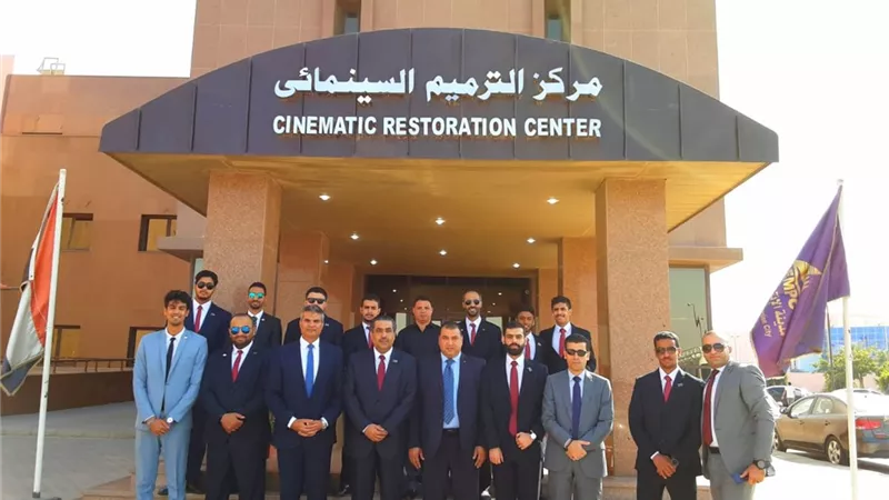 وفد شباب سعودي يتعرف على امكانيات مدينة الإنتاج الإعلامي